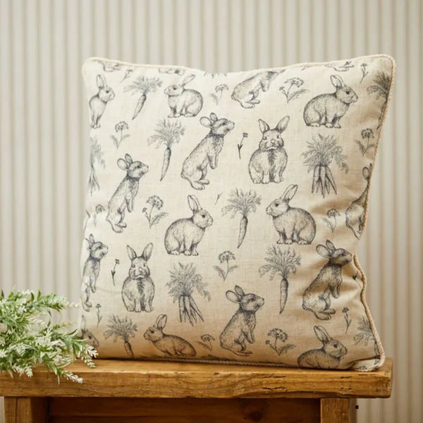 Langs Sketchy Rabbit Cushion