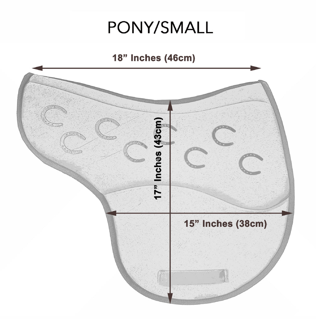 Posh Pony General Purpose Saddle Pad - Black