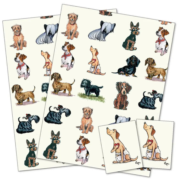 Small Dogs Gift Wrap Pack