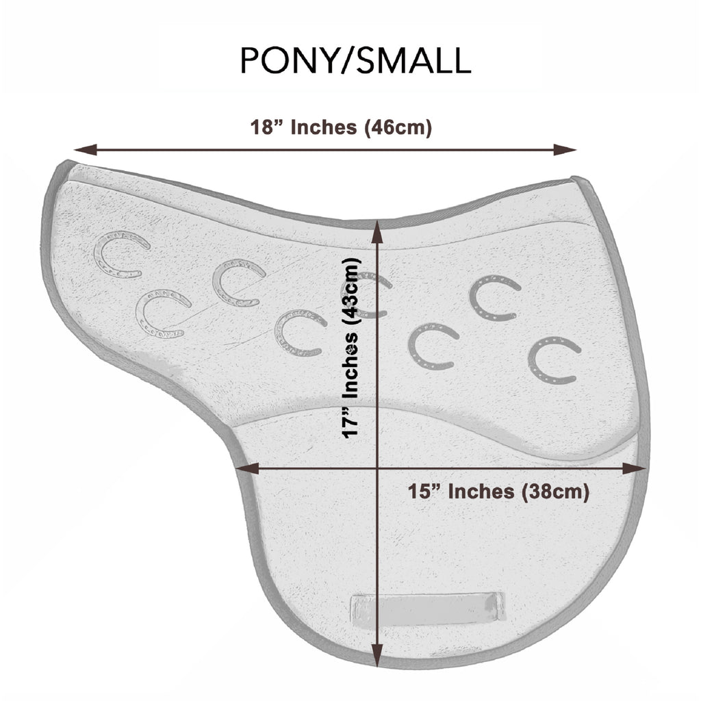 Posh Pony General Purpose Saddle Pad - Black