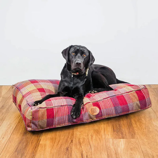 Snug and Cosy Highland Lounger Cushion - Mulberry