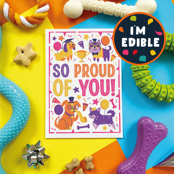Scoff Paper So Proud Edible Card