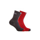 Salomon Kids Multisport Sock 2 Pack - Charcoal/Red