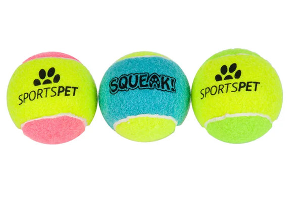 Sports Pet Squeak Tennis Balls
