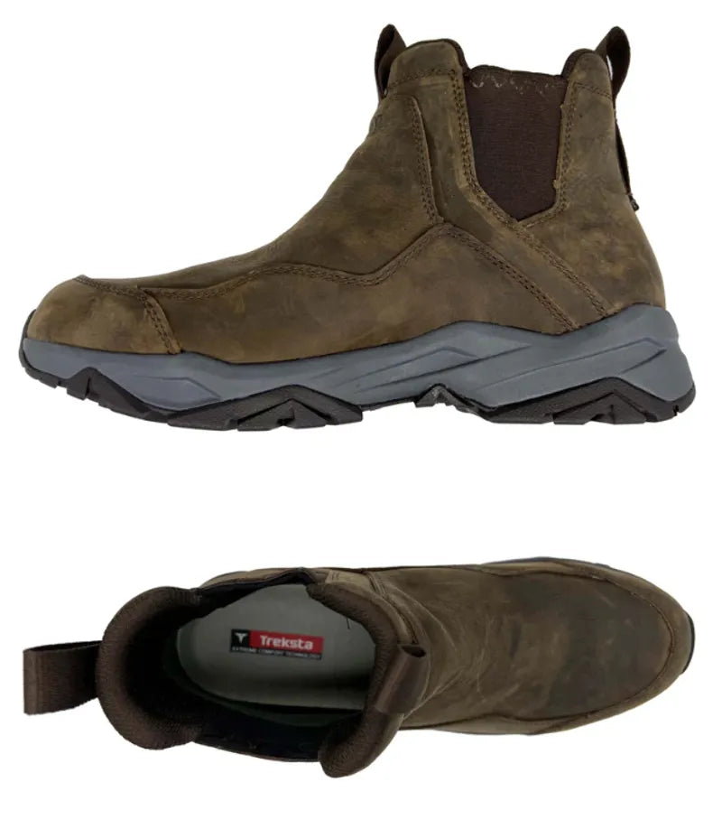 Treksta Stamford Chelsea Mid Boot - Brown