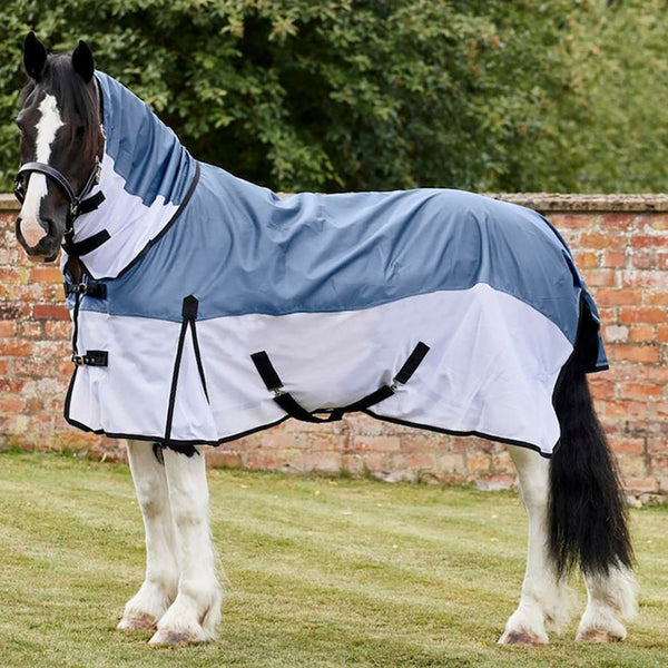Firefoot Waterproof Fly Rug - White/Grey