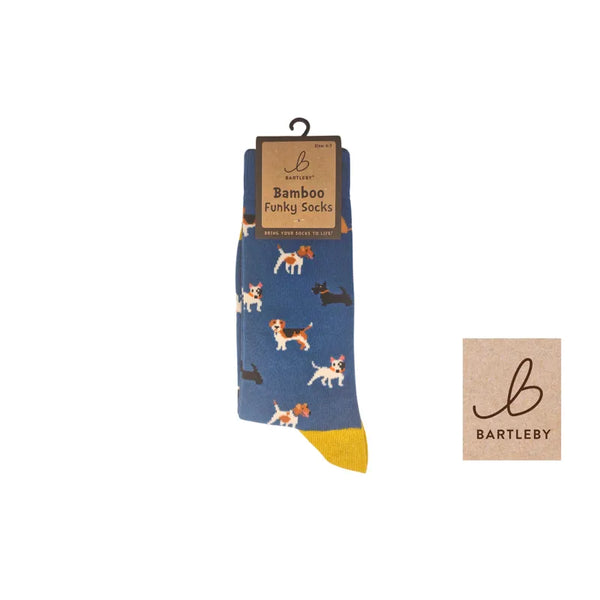 Bartleby Ladies Funky Bamboo Socks - Doggy Divas