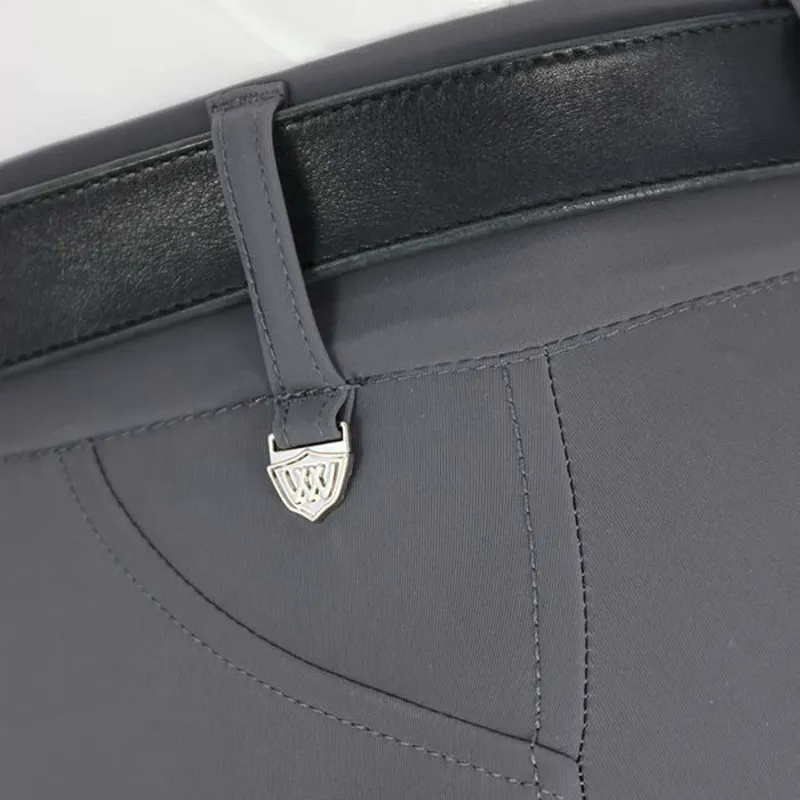 Woof Wear Hybrid Full Seat Riding Tights - Slate-1