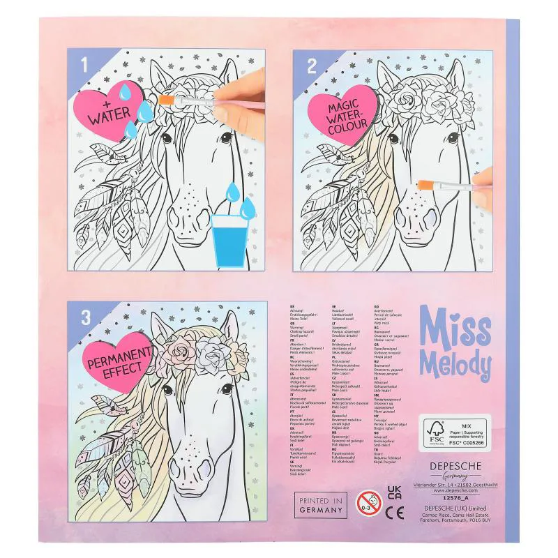 Miss Melody Watercolour Book-2