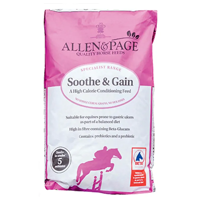 Allen and Page Soothe and Gain - 15kg