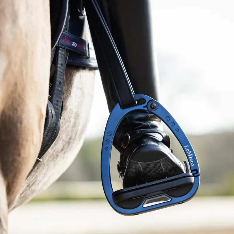 LeMieux Vector Balance Stirrups - Navy-6
