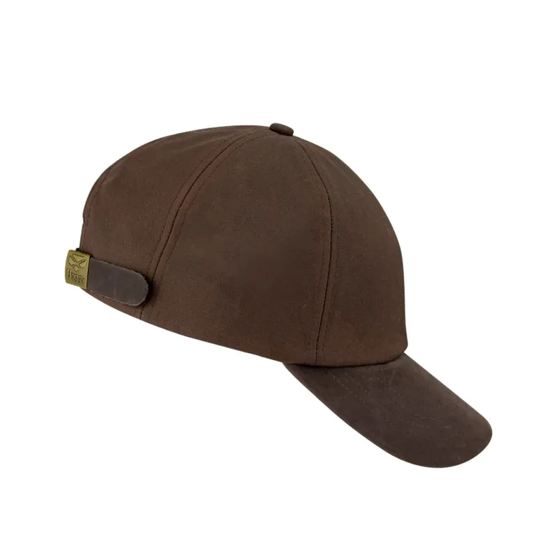 Hoggs of Fife Waxed Baseball Cap - Brown
