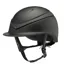 Charles Owen Luna Round Peaked Shell - Black Matte/Black Matte