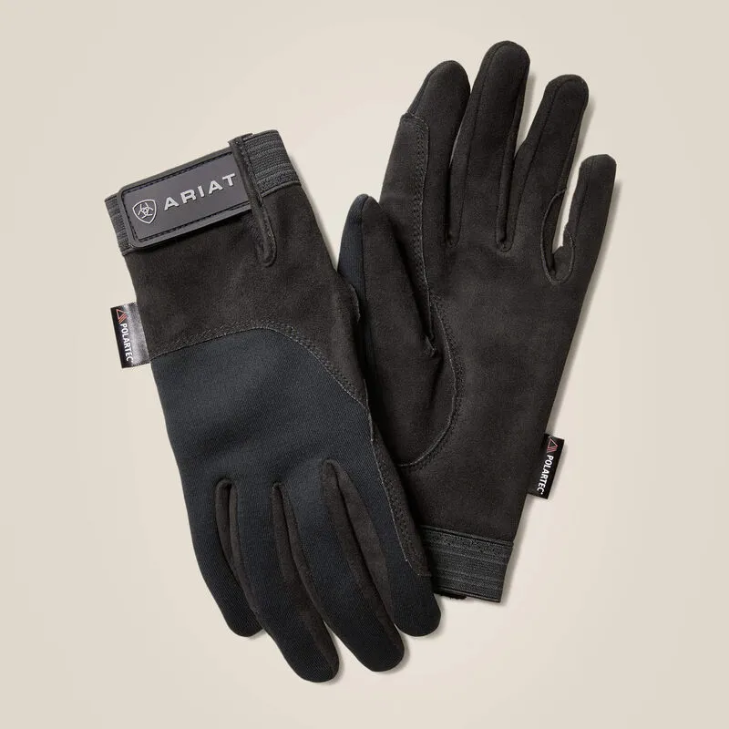 Ariat Insulated Tek Grip Gloves - Black-1