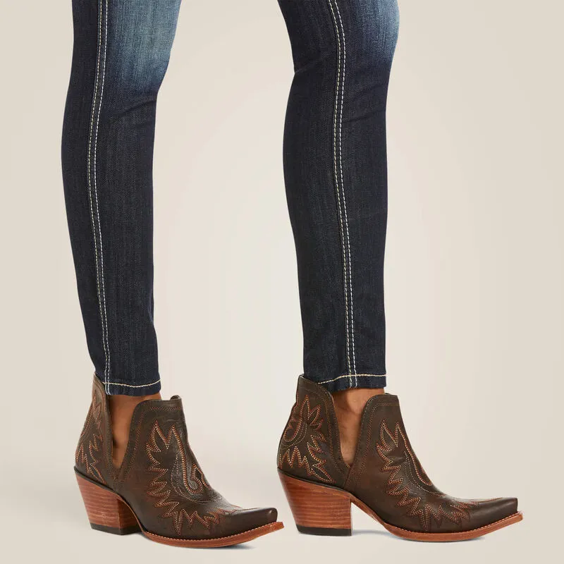 Ariat Ladies R.E.A.L Mid Rise Skinny Ella Jeans - Celestial-3