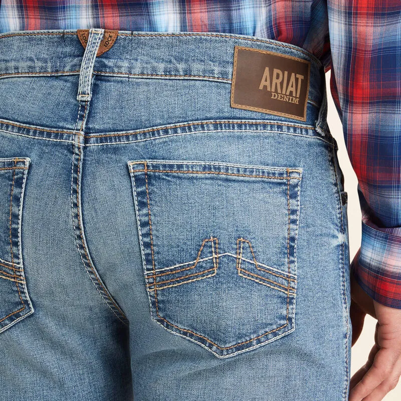 Ariat Mens M8 Ramon Slim Leg Jean - Gaviota-3