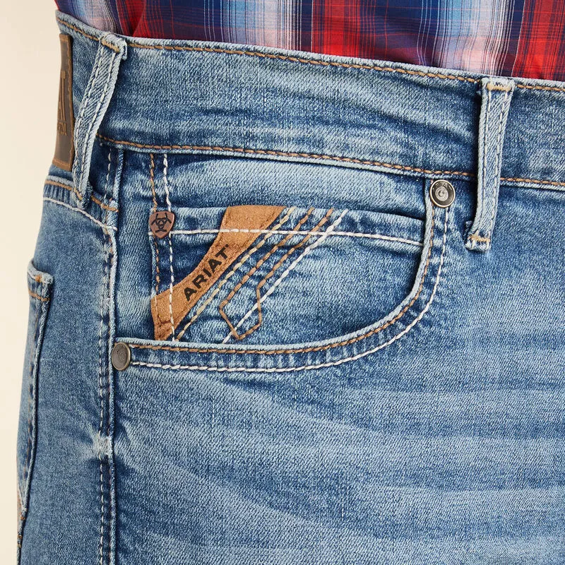Ariat Mens M8 Ramon Slim Leg Jean - Gaviota-2