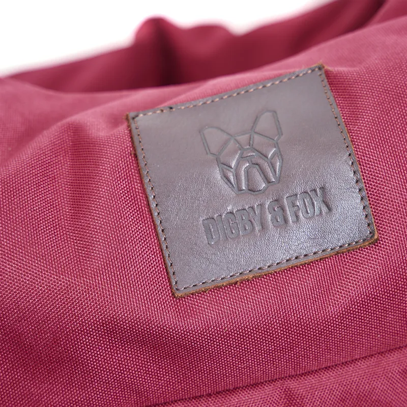 Digby and Fox Nest Dog Bed - Maroon-3