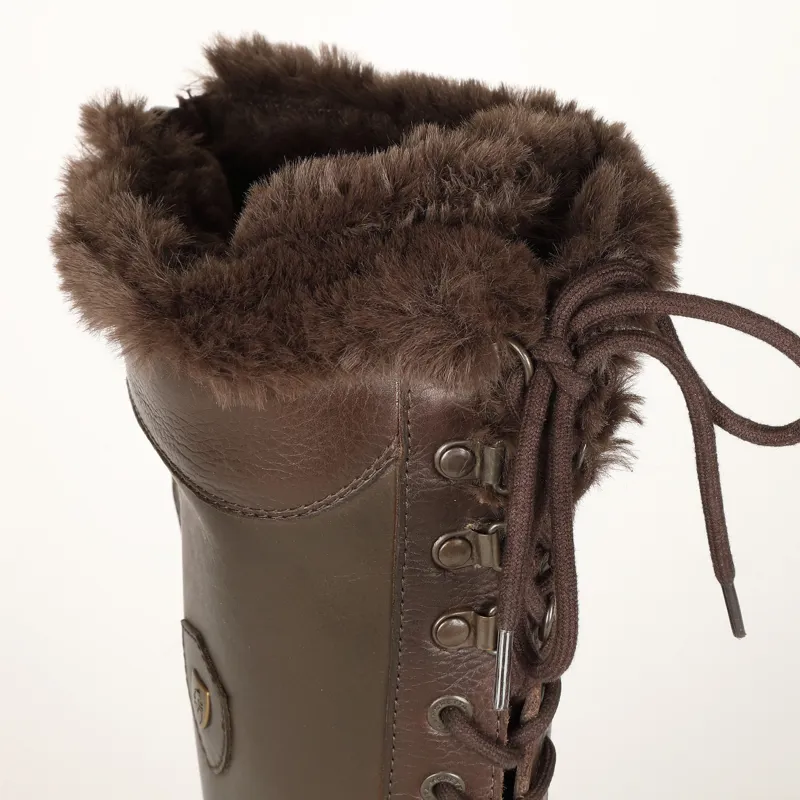 Moretta Nola Lace Country Boots - Brown-6