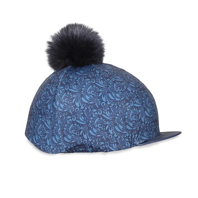 Aubrion Hyde Park Hat Silk - Navy Paisley
