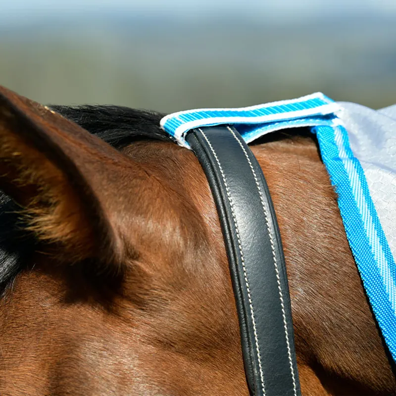 WeatherBeeta ComFiTec Hexi Shield Combo Fly Rug - Silver/Teal-3