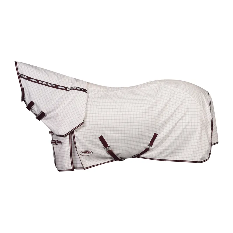 WeatherBeeta Seasons Hybrid Combo Rug - White/Maroon-2