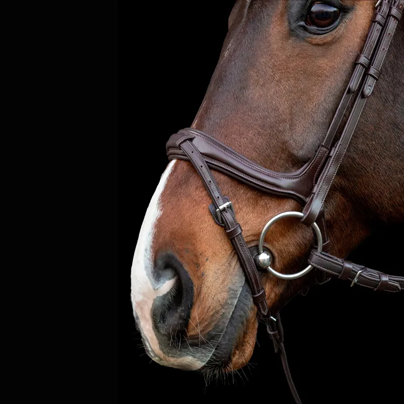 Schockemohle Ancona Select Bridle - Espresso-2