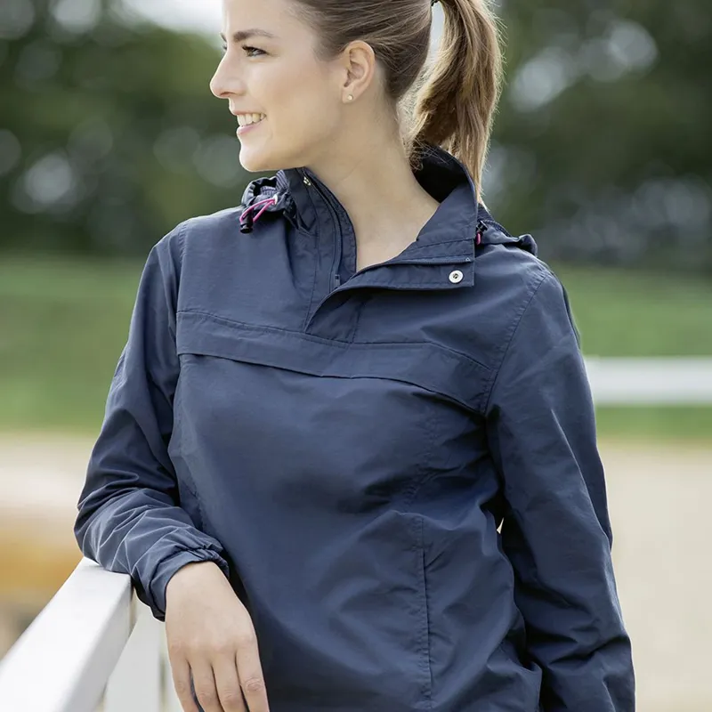 HKM Ladies Survival Windbreaker Jacket - Deep Blue-3