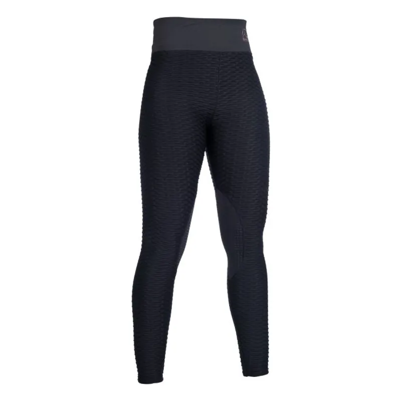 HKM Ladies Edinburgh Riding Leggings - Black-1