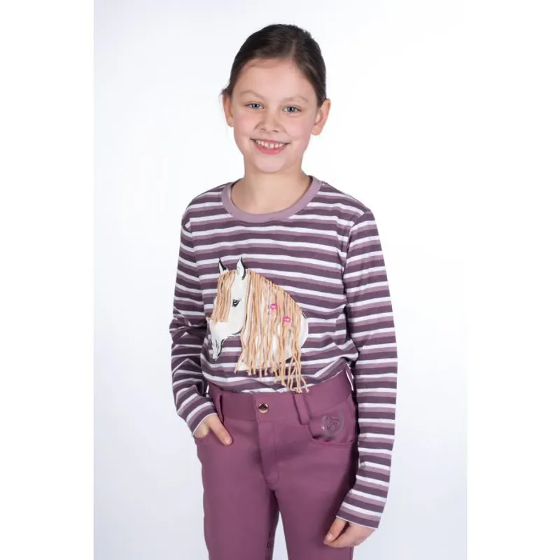 HKM Kids Alva Long Sleeve Shirt - Lilac-1