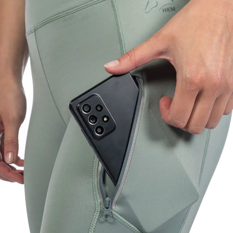 HKM Ladies Harbour Island Full Seat Riding Leggings - Sage-4