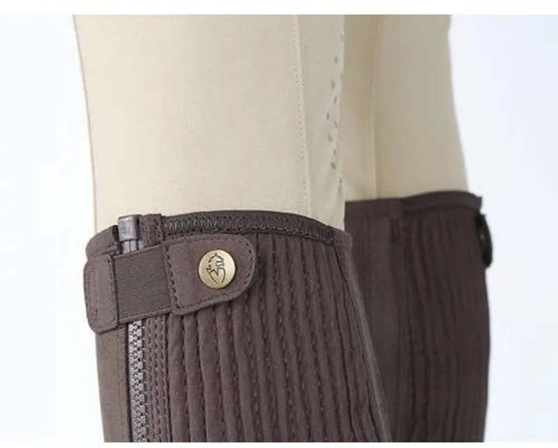 Moretta Amara Half Chaps - Adult Brown-2