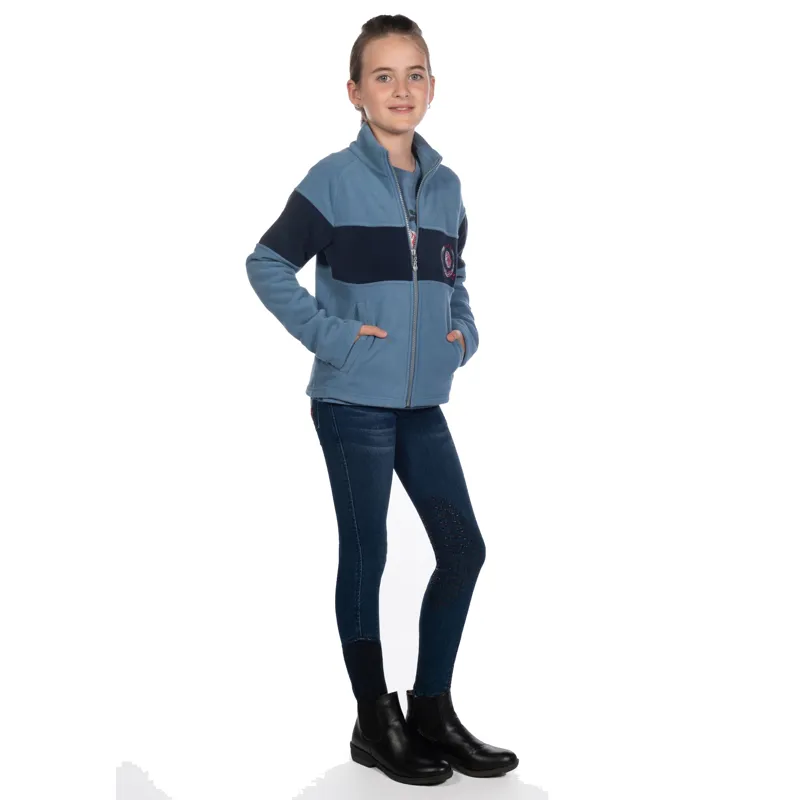 HKM Kids Aymee Denim Breeches - Deep Blue-3