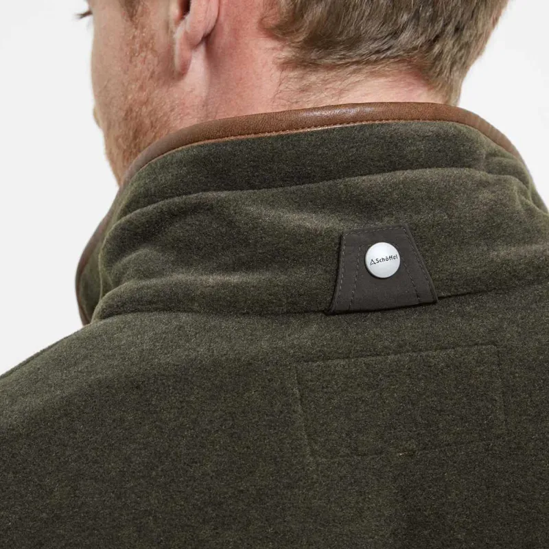Schoffel Men's Oakham Fleece Gilet - Dark Olive-4