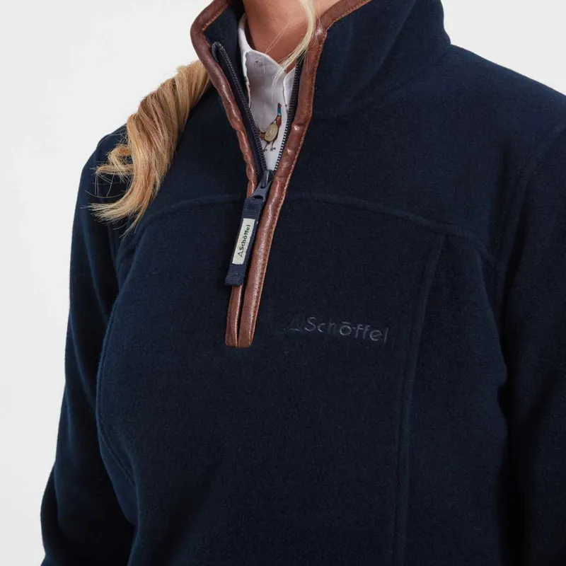 Schoffel Women's Tilton II Quarter Zip Fleece - Navy -1