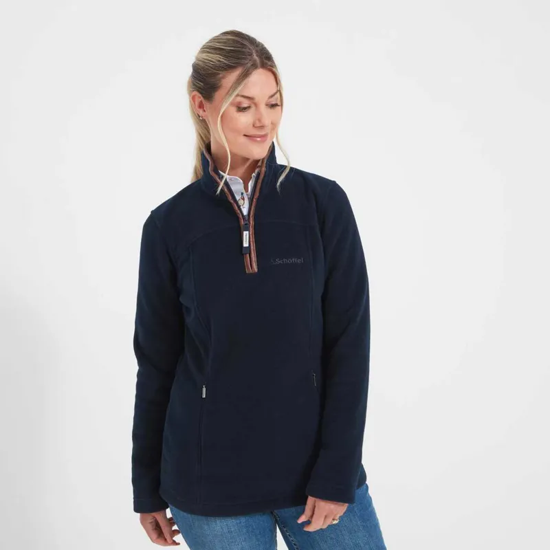 Schoffel Women's Tilton II Quarter Zip Fleece - Navy -3