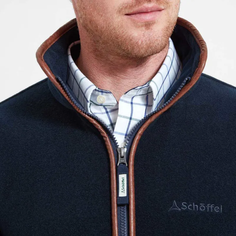 Schoffel Men's Cottesmore Fleece Jacket - Navy -3