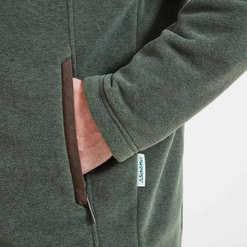 Schoffel Mens Rutland Fleece - Cedar Green-5