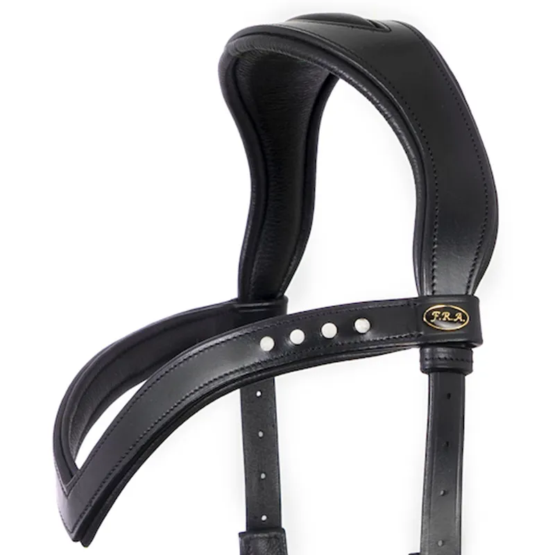 F.R.A Glory System 2 Hackamore Bridle - Black-1