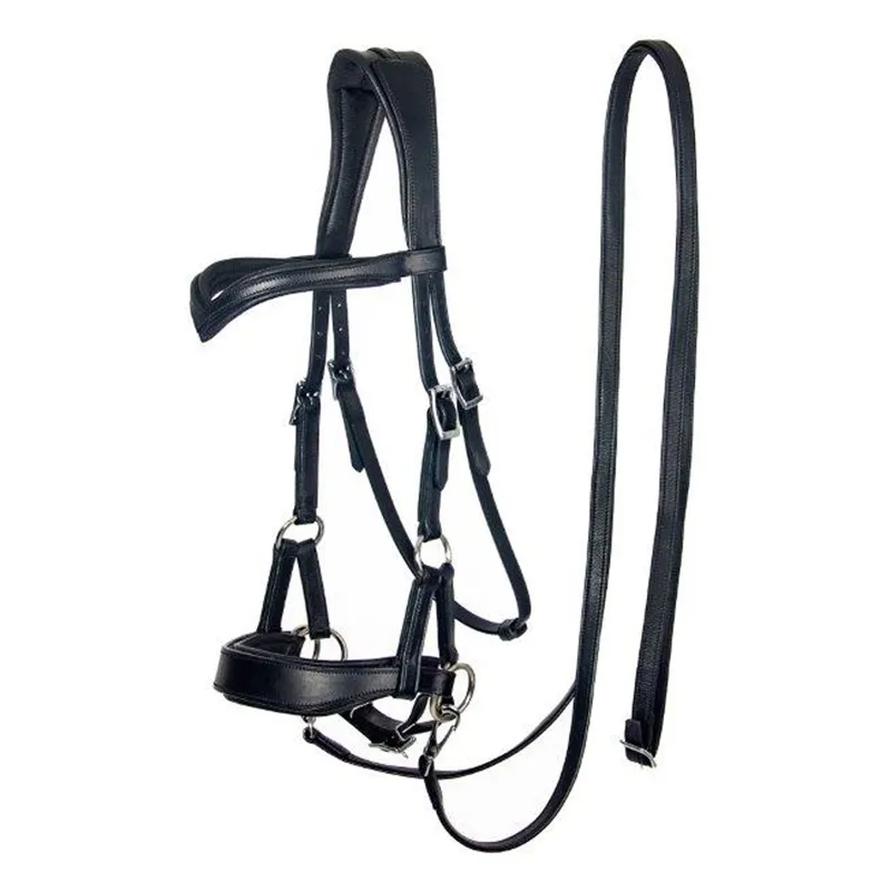 F.R.A Aruba Sidepull Bridle - Black