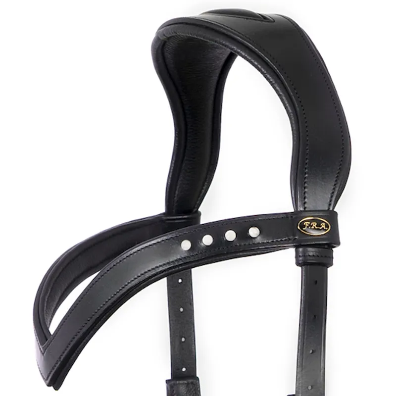 F.R.A Glory System 5 Jaw-Crossed Bitless Bridle - Black-1
