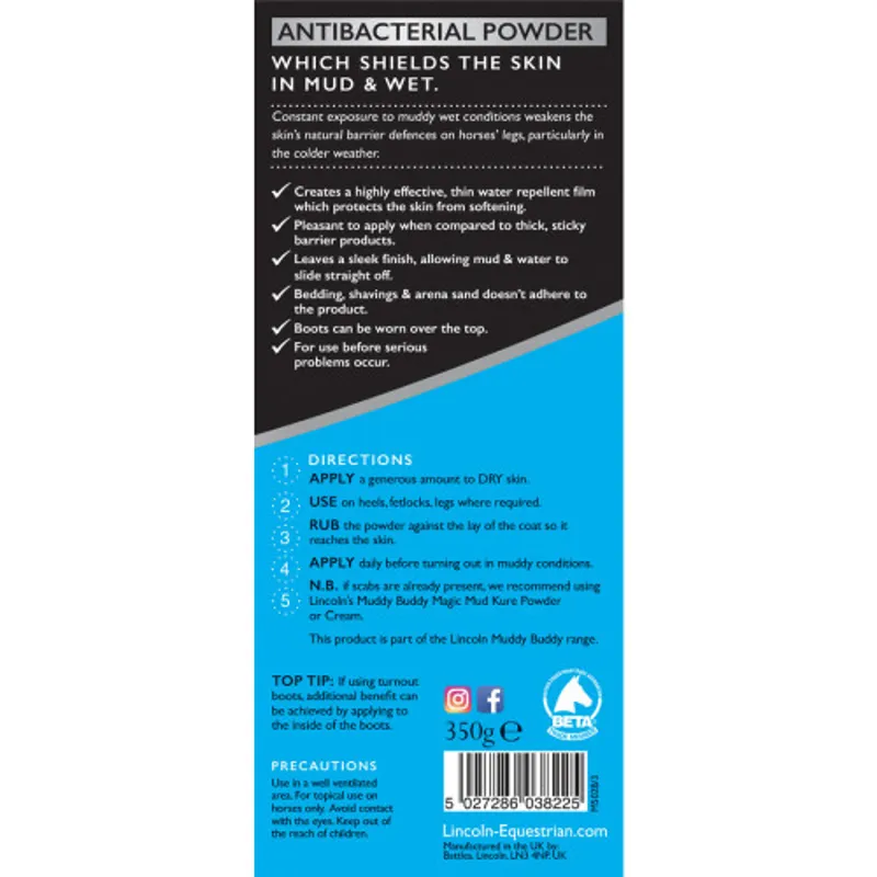 Lincoln Muddy Buddy Powder - 350g-1