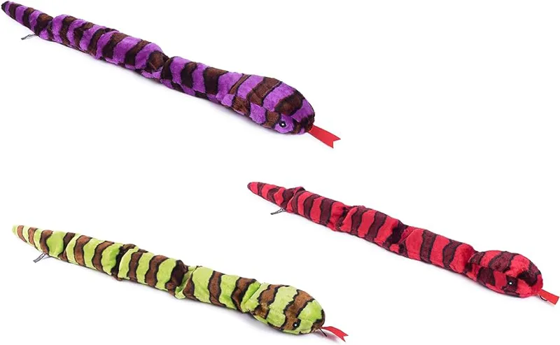 Petface Plush Snake Dog Toy-2