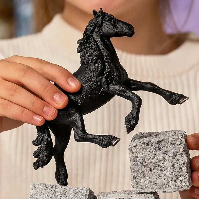Schleich Fresian Stallion-2