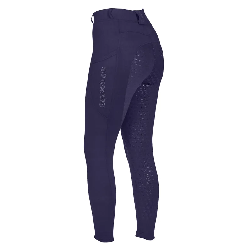 Just Togs Freedom Riding Tights - Navy-2