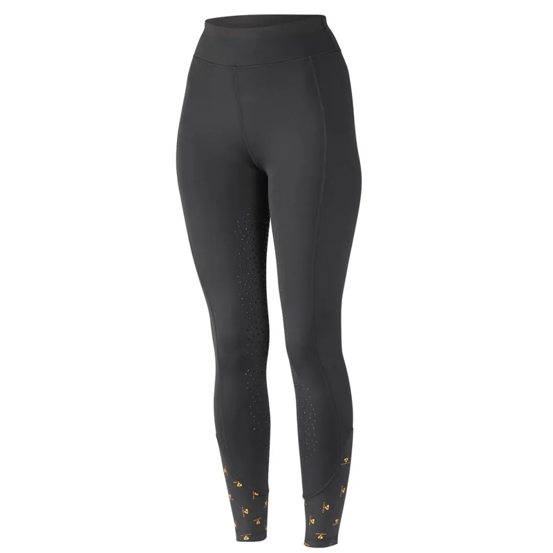 Aubrion Porter Winter Riding Tights- Ladies Jet Black-1