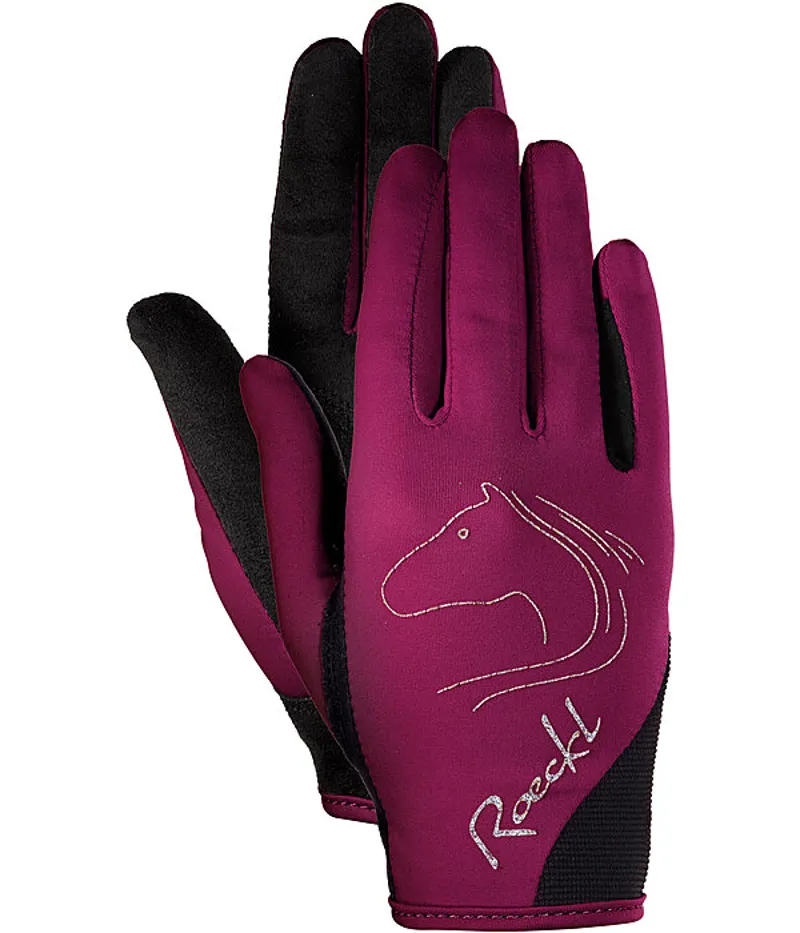 Roeckl Teenies Tryon Glove - Berry-1