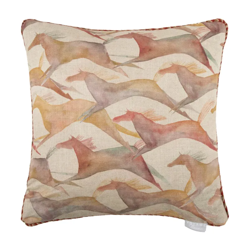 Voyage Maison Dakota Printed Feather Cushion - Sand