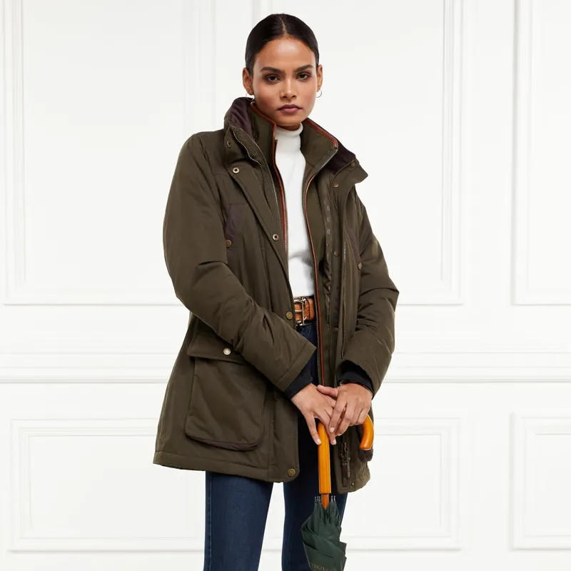 Holland Cooper Stamford Country Coat - Khaki-5