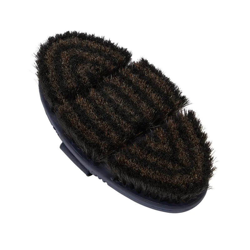 LeMieux Flexi Horse Hair Body Brush - Navy-1